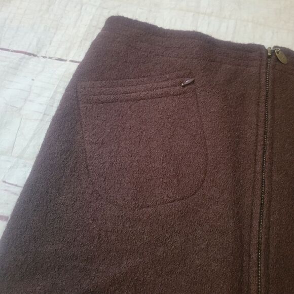 CoVelo Wool Zip Front Skirt Size 10 - Picture 3 of 5